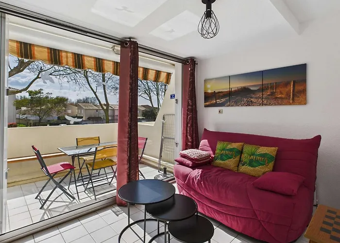 Apartmán Cosy 2 Pieces, 4 Pers., A 2 Pas De La Plage, Parking Prive, Terrasse Avec Salon De Jardin - Fr-1-326-815 Marseillan (Herault)